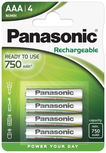 Micro akku aaa panasonic - 4x,